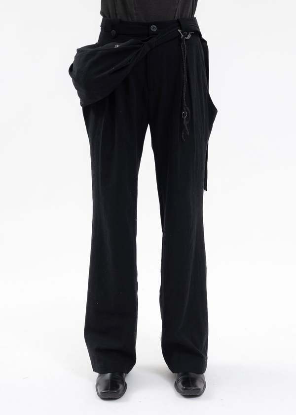 Hyein Seo Bag Pants - Black | Garmentory
