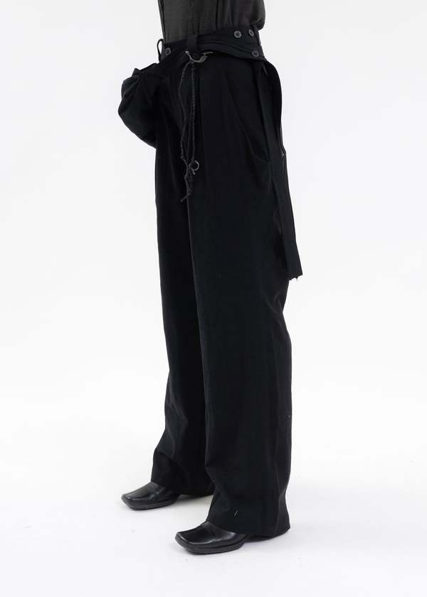 Hyein Seo Bag Pants - Black | Garmentory