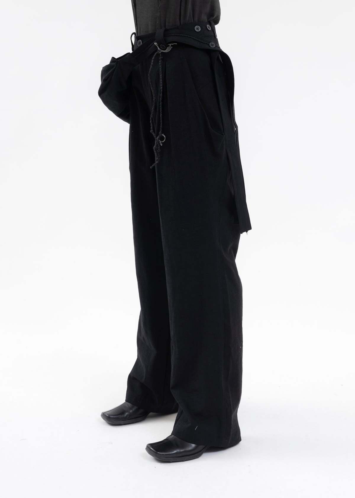 Hyein Seo Bag Pants - Black | Garmentory