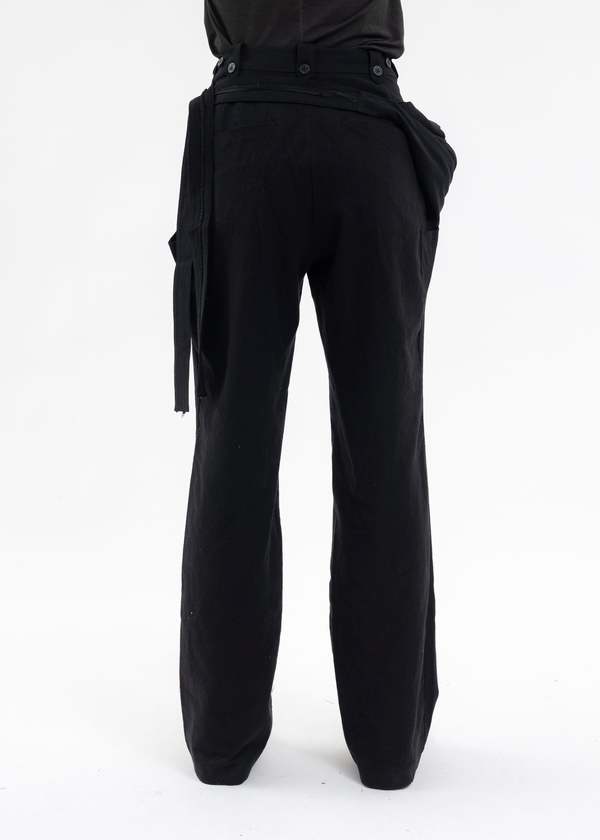 Hyein Seo Bag Pants - Black | Garmentory
