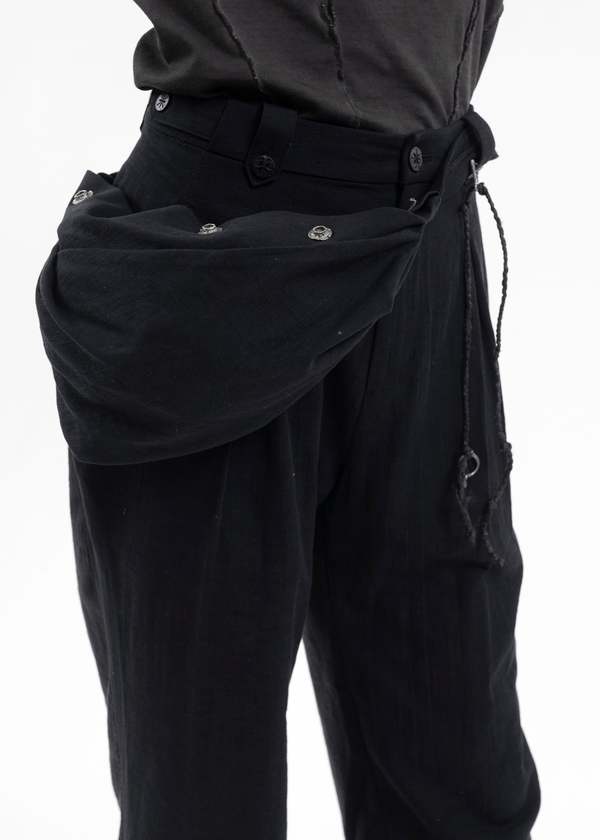 Hyein Seo Bag Pants - Black | Garmentory