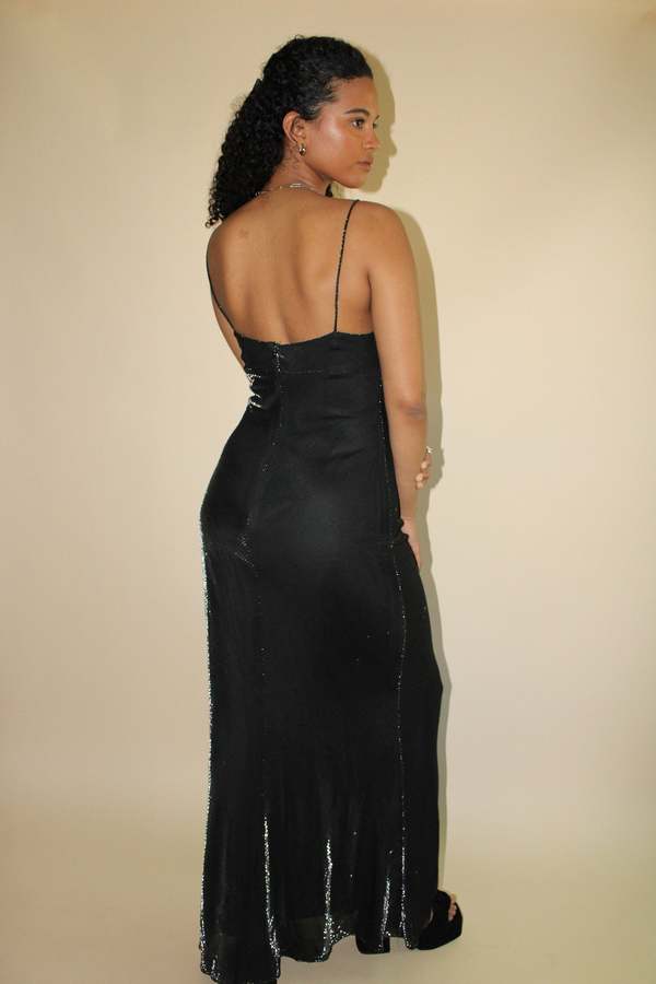 iridescent black dress Ladivine - CDS465