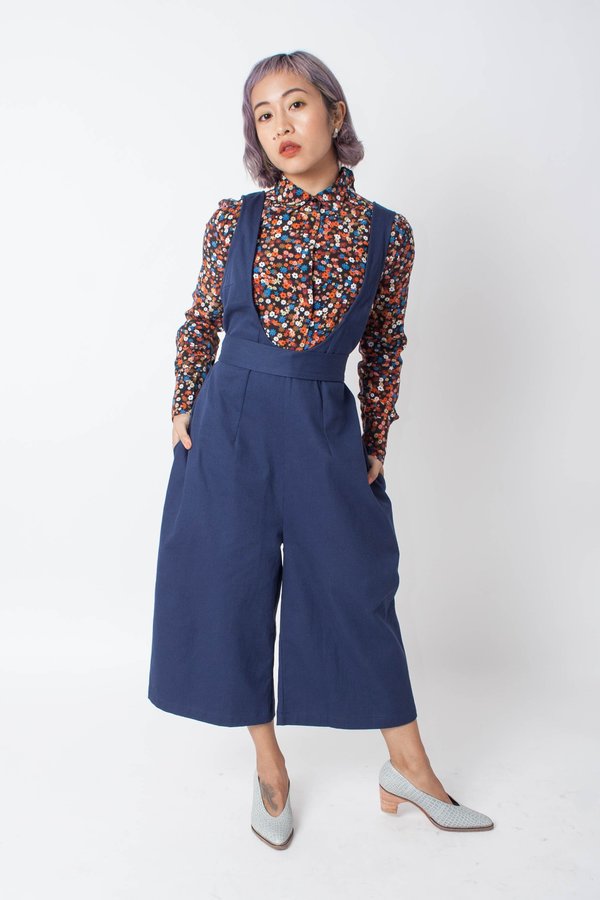 Samantha Pleet Envoy Overall - Midnight Blue