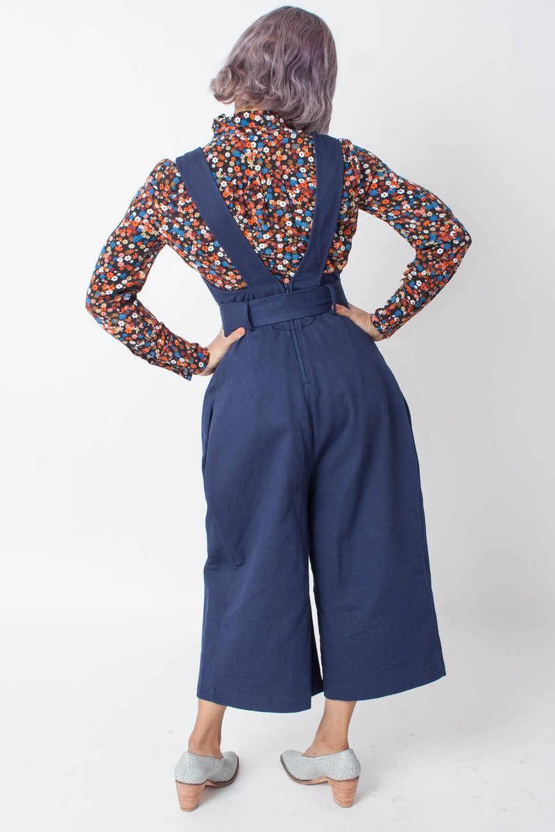 Samantha Pleet Envoy Overall - Midnight Blue