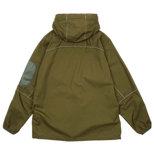 And Wander Breath Rip Hoodie - Khaki | Garmentory
