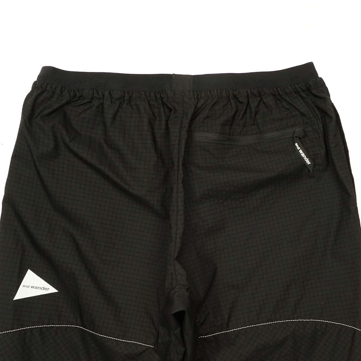 and wander Men's Breath Rip Short Pants - Khaki