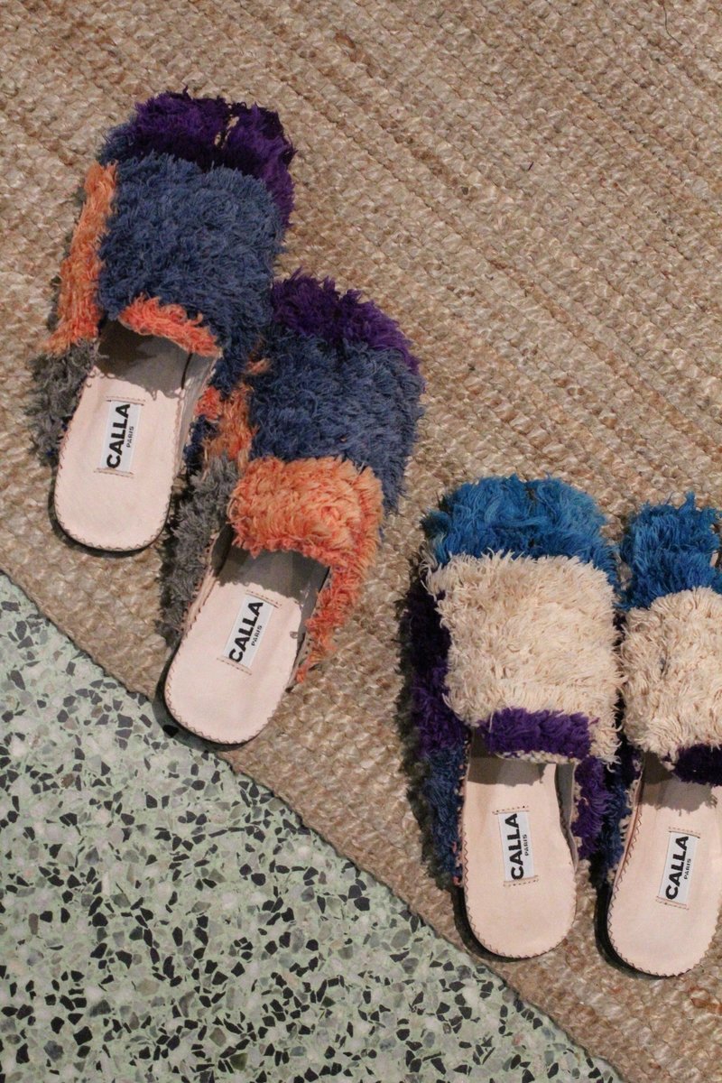 CALLA TABI BABOUCHES SLIPPERS - MULTI