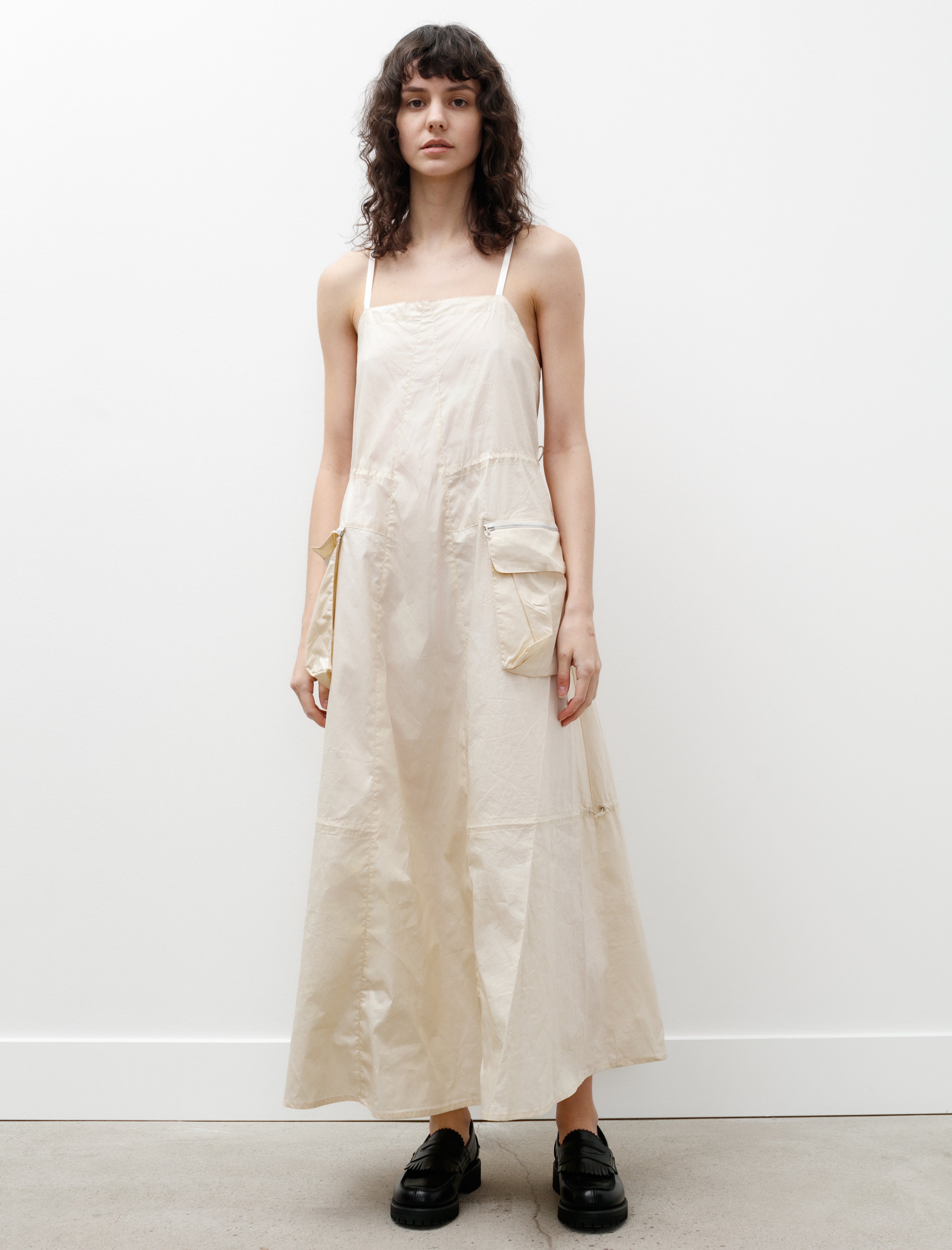 Our Legacy Parachute Dress Stone Khaki Poplin – Neighbour