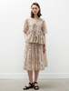 Sara Lanzi Quilted Skirt - Leopard Beige - Thumbnail 1