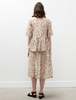 Sara Lanzi Quilted Skirt - Leopard Beige - Thumbnail 4