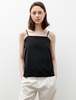 Sara Lanzi Strap Top - Black - Thumbnail 3