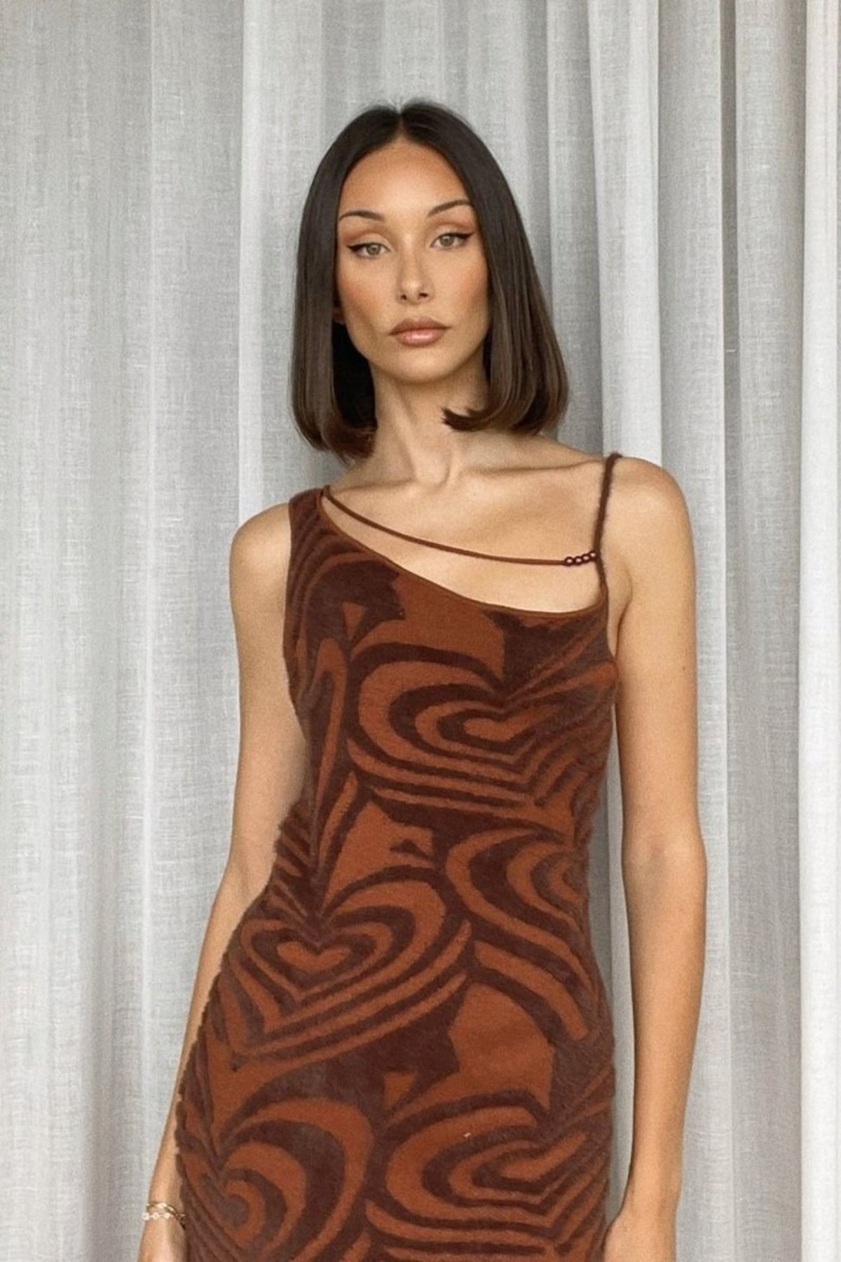 House of Sunny Shape Of My Heart Hockney Chocolate Garmentory