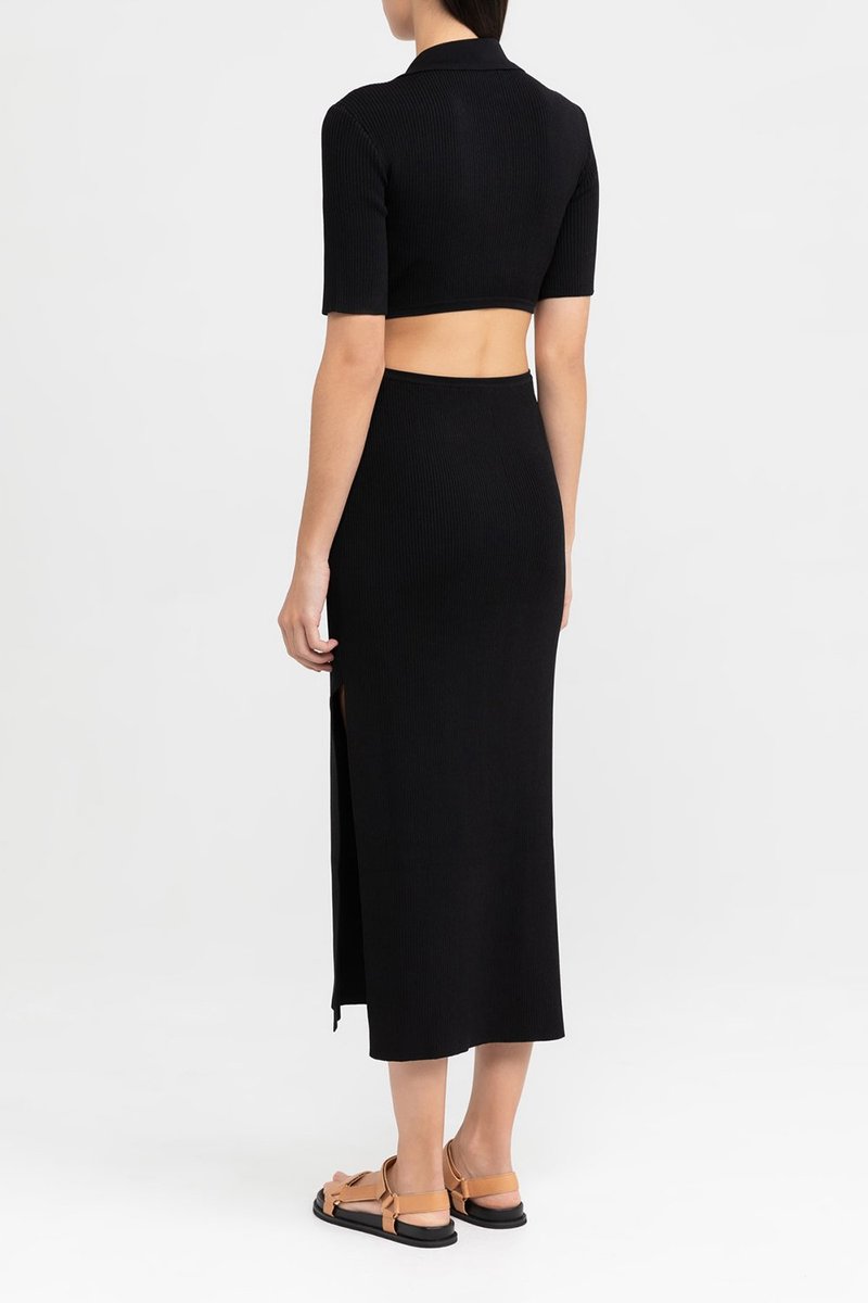Significant Other Delta Knit Dress - Black