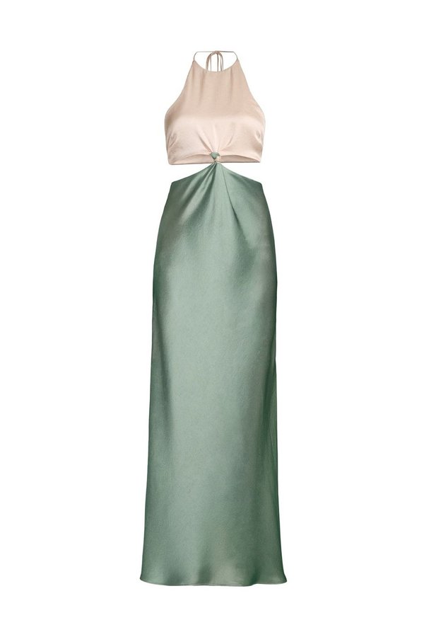 blue jersey wrap dress Gina Bacconi Blue Gloria Jersey Wrap Dress main image 0