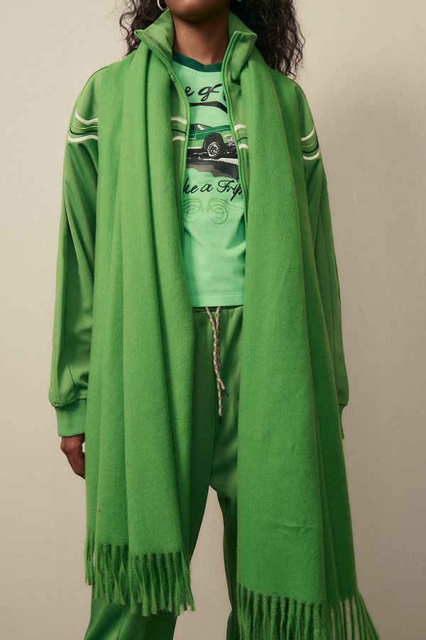 House of Sunny All Star Tracksuit Top - Perfect Green