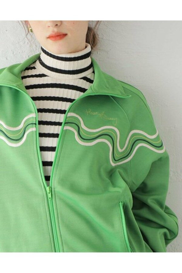 fleece track top