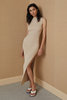 Bec + Bridge Harper Knit Midi Dress - Latte - Thumbnail 5