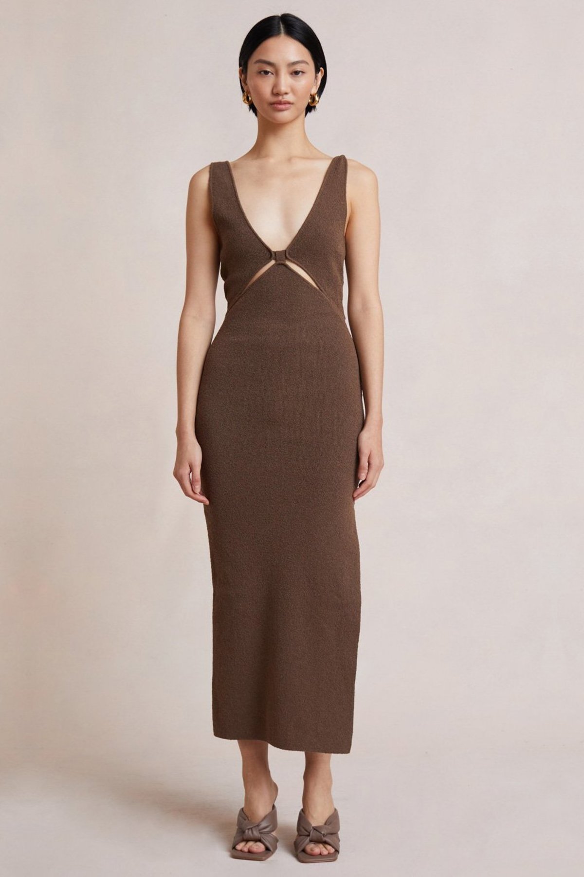 Bec + Bridge Zahara Knit Midi Dress - Twig | Garmentory