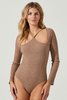 ASTR The Label Vanowen Bodysuit - Tan Heather - Thumbnail 7