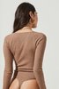 ASTR The Label Vanowen Bodysuit - Tan Heather - Thumbnail 12