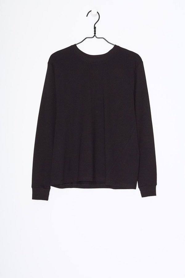 Kowtow Building Block Boyfriend Top - Black Kowtow Building Block Boyfriend Top - Black