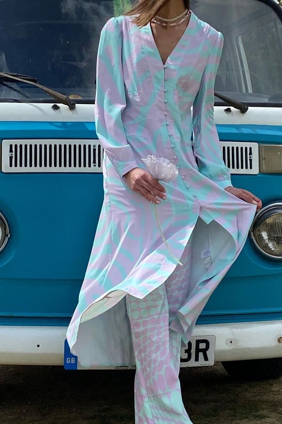 Orchid Lagoon Coral Dress
