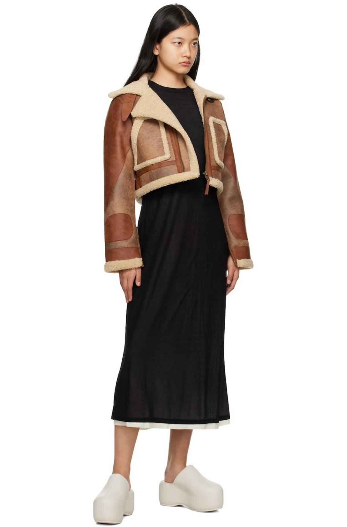 chinese dress ladies Ella Leather Dress Black – TOVE Studio