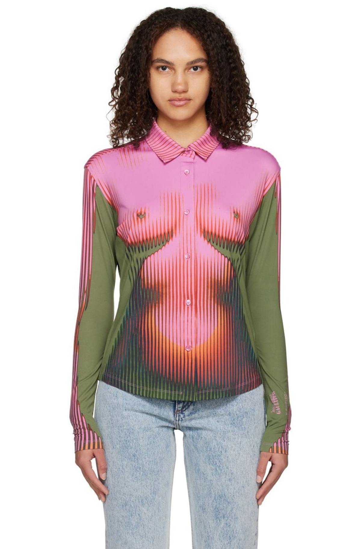 Y Project Pink Jean Paul Gaultier Edition Shirt | Garmentory