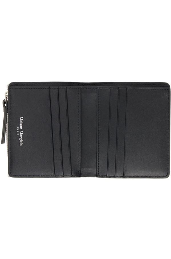 Maison Margiela Leather Bifold Wallet - Silver | Garmentory