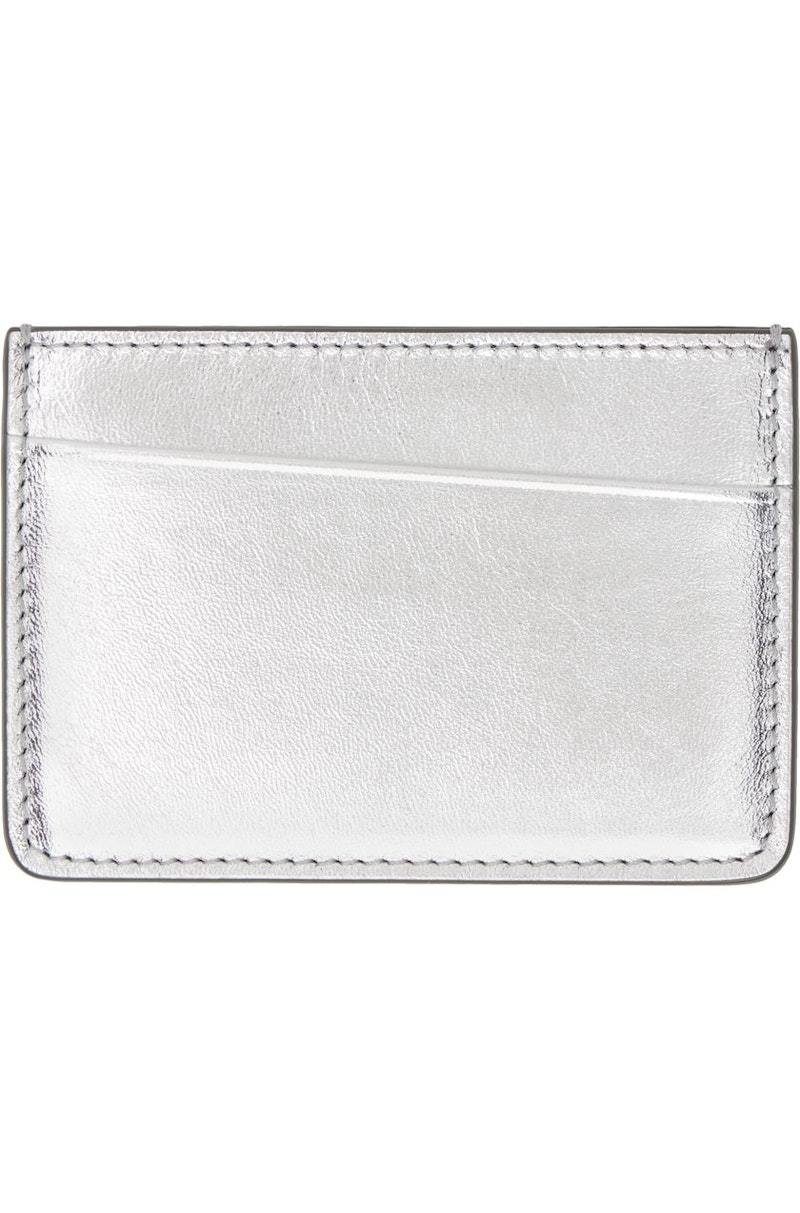 【送料&関税込】Maison Margiela Silver Slim Gap Card Holder Maison Margiela Silver Slim Gap Card Holder Maison Margiela