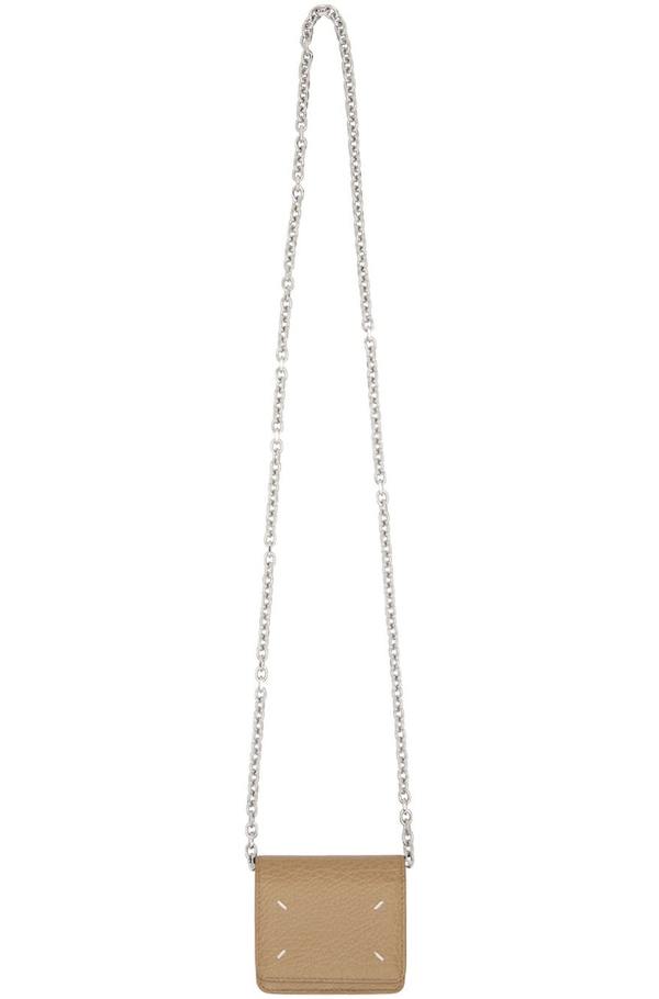Maison Margiela Four Stitches Chain Wallet - Chamois