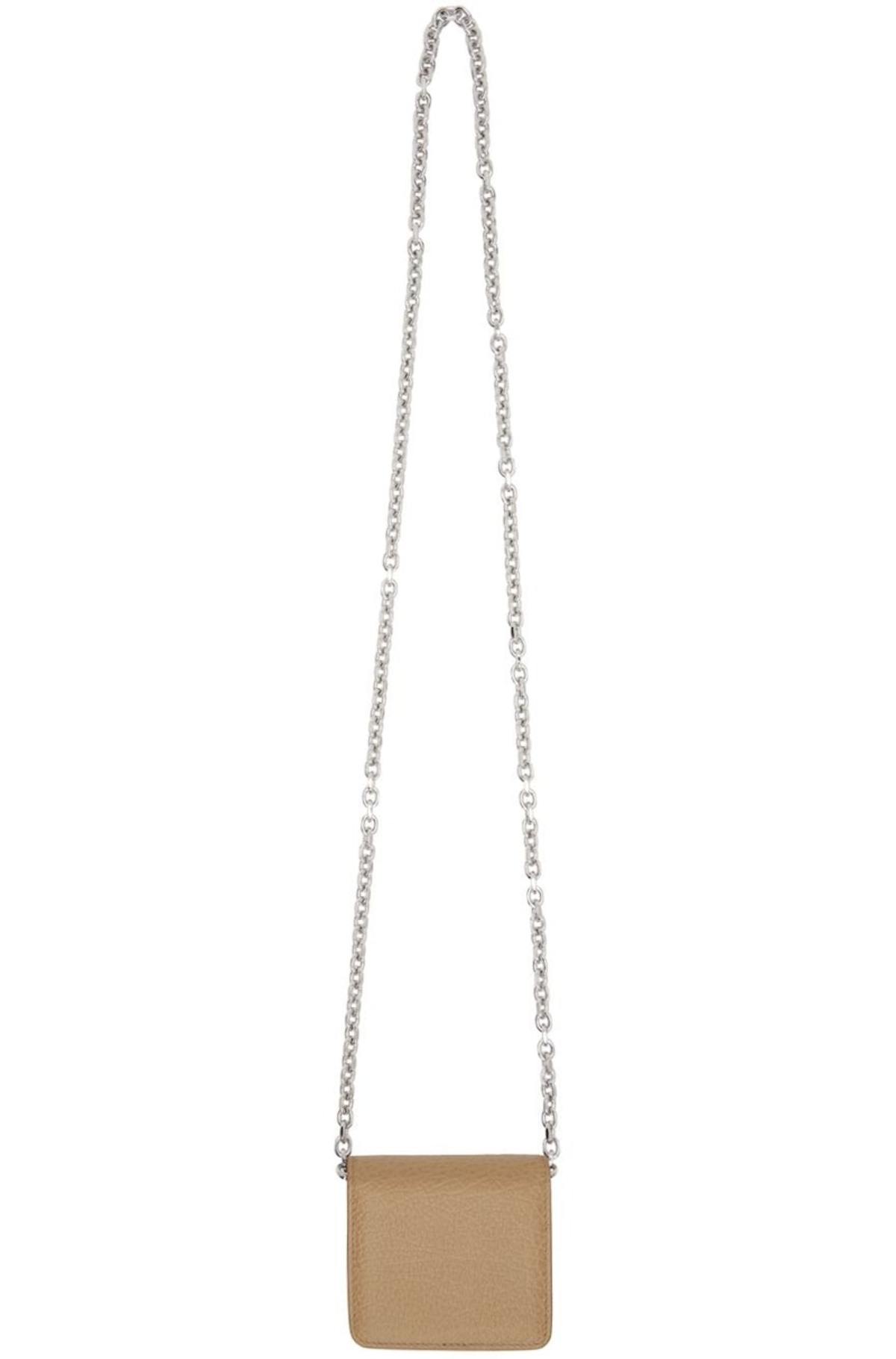 Maison Margiela Four Stitches Chain Wallet - Chamois