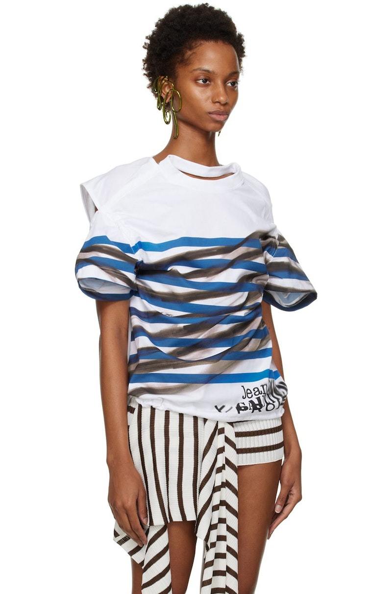 Y/PROJECT × Jean Paul Gaultier Tシャツ Y/Project White Jean Paul Gaultier Edition T-Shirt Y/Project