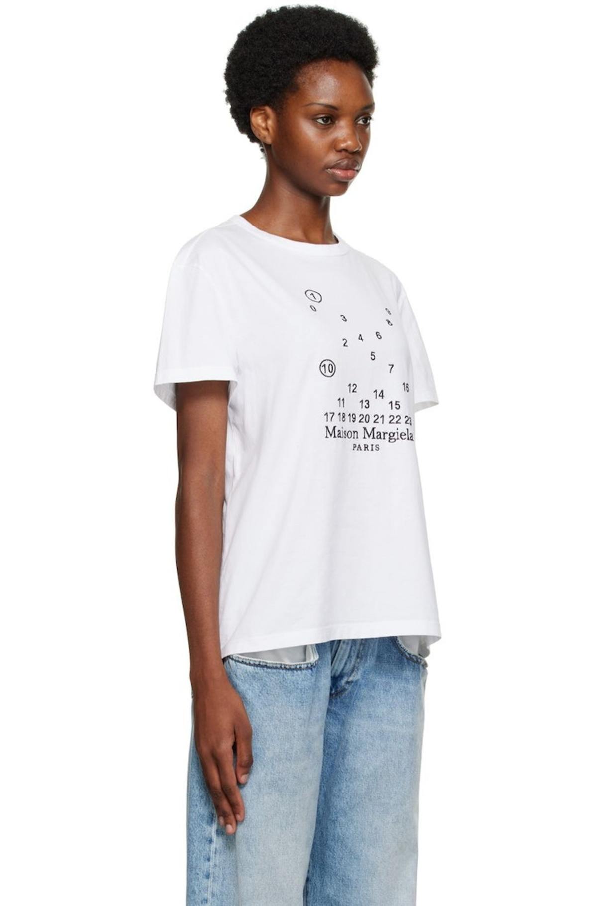 Maison Margiela メゾンマルジェラ ワンピース 白 14 半袖 Tシャツ プリーツ AM3585A27 Maison Margiela（メゾンマルジェラ） Tシャツ S50GC0705 S24567