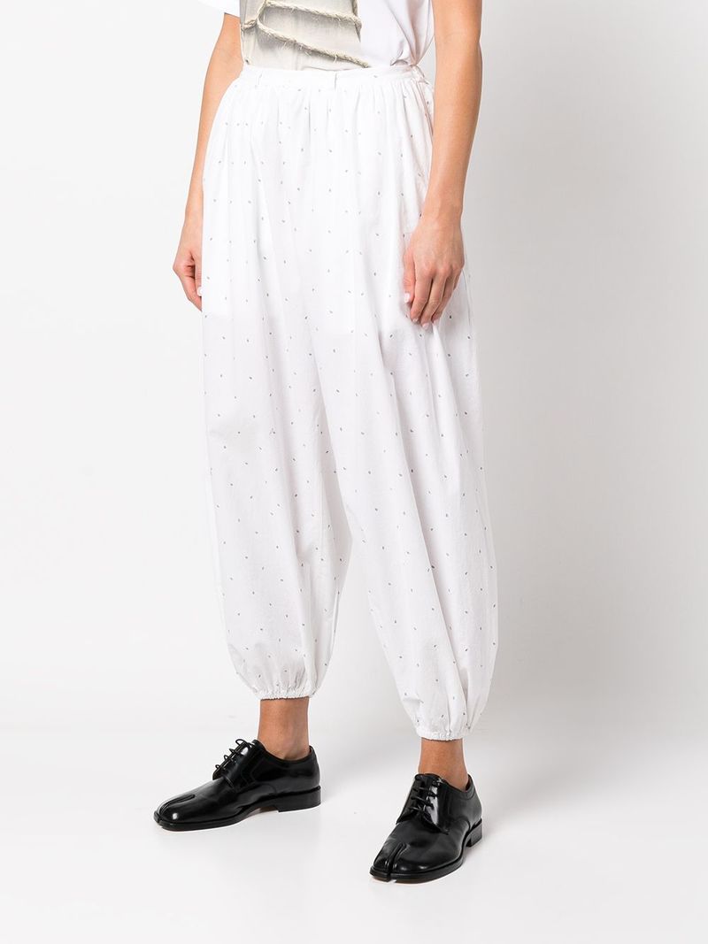 MM6 Maison Margiela Logo Printed Balloon Pants | Garmentory