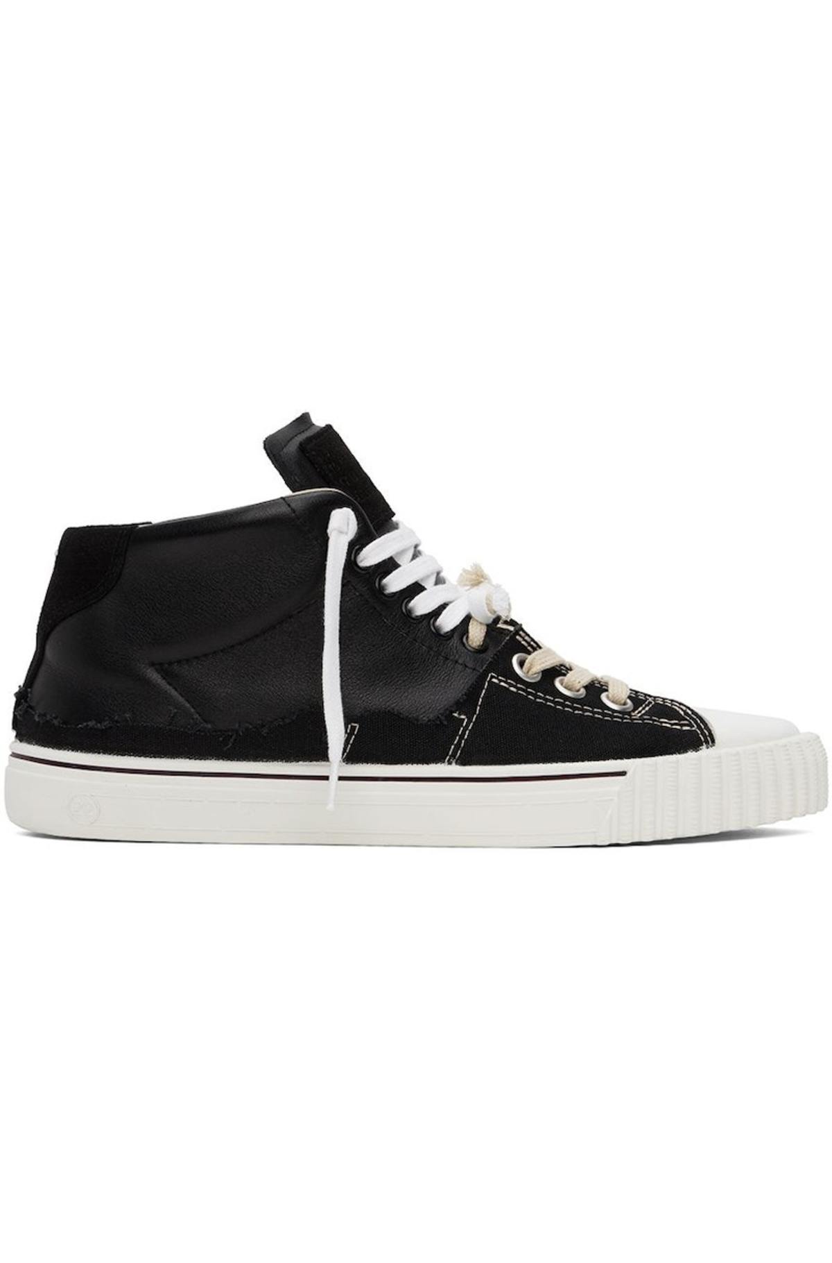 Maison Margiela New Evolution Mid Sneakers - H8588 Black/Black