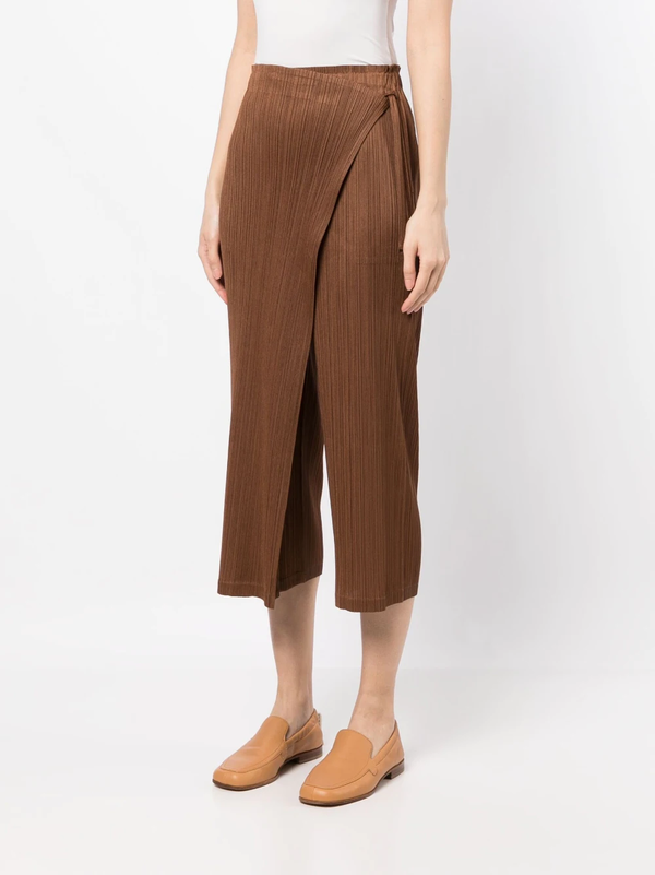 Pleats Please by Issey Miyake Basic Wrap Skirt Pants | Garmentory