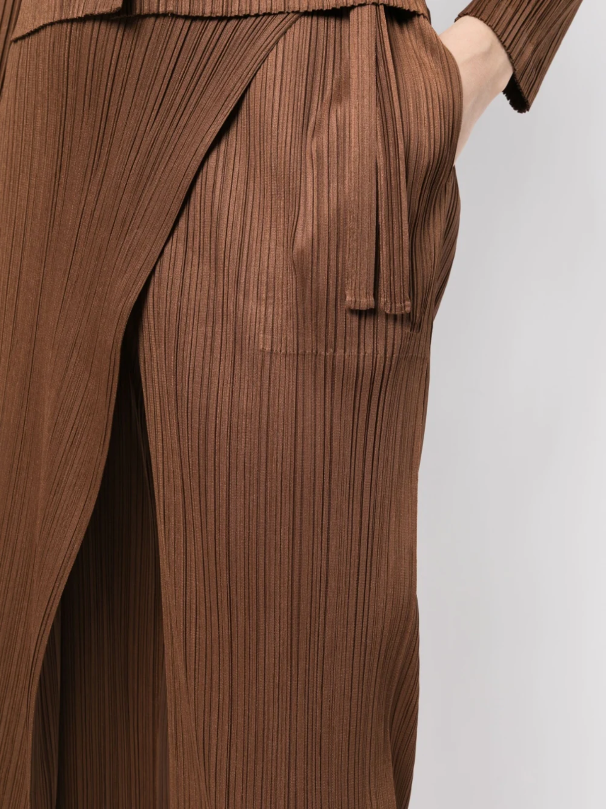 Pleats Please by Issey Miyake Basic Wrap Skirt Pants | Garmentory