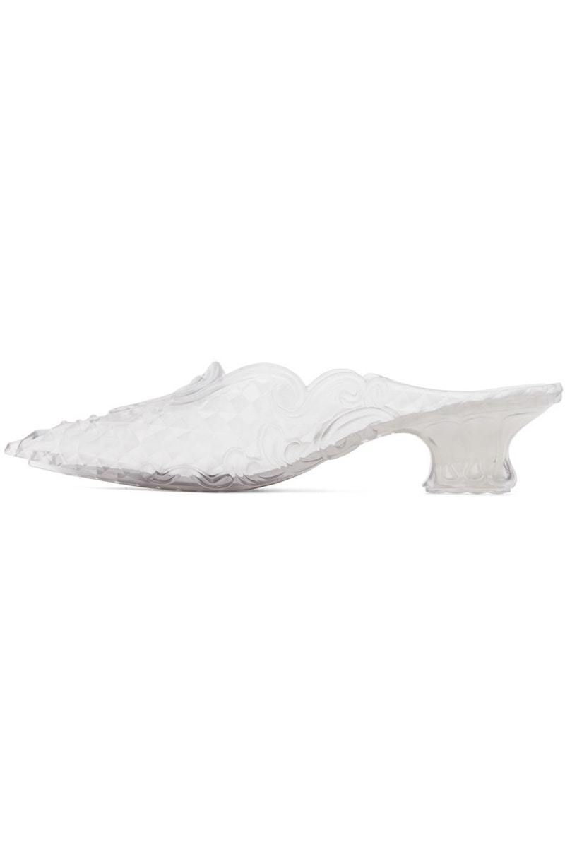 Y/Project Melissa Edition Point Mules - Clear/White | Garmentory