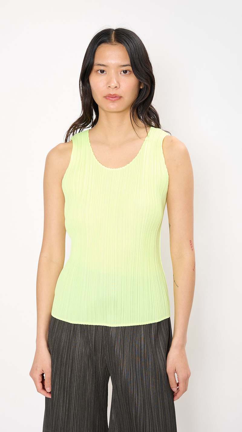 Pleats Please by Issey Miyake Monthly Colors Top - Neon