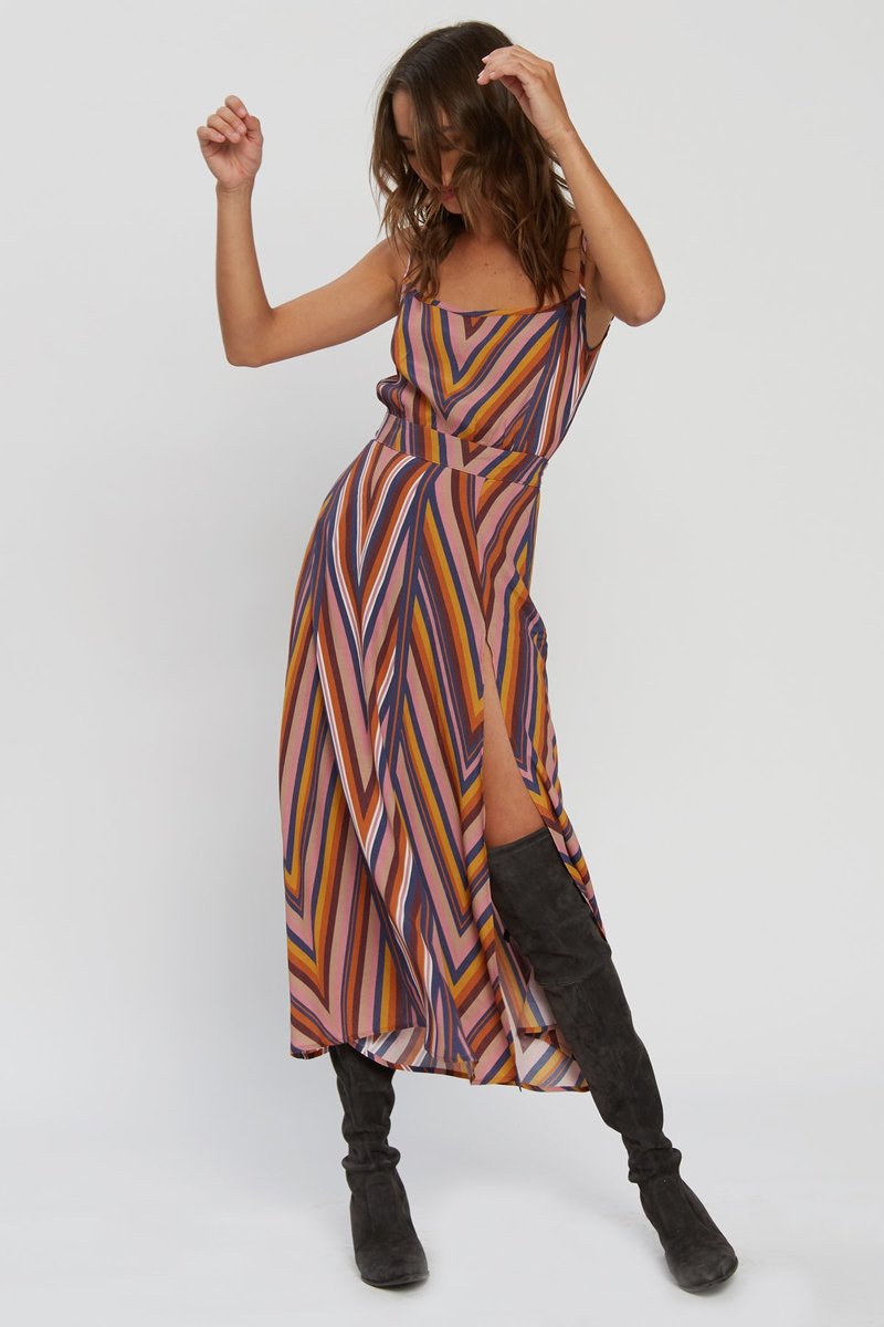 knee length dresses for ladies Santiago Sundress