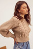 Tina Sweater - Taupe - Thumbnail 9