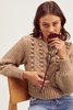 Tina Sweater - Taupe - Thumbnail 11