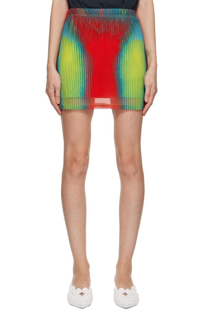 Y/Project Jean Paul Gaultier Edition Body Morph Miniskirt | Garmentory