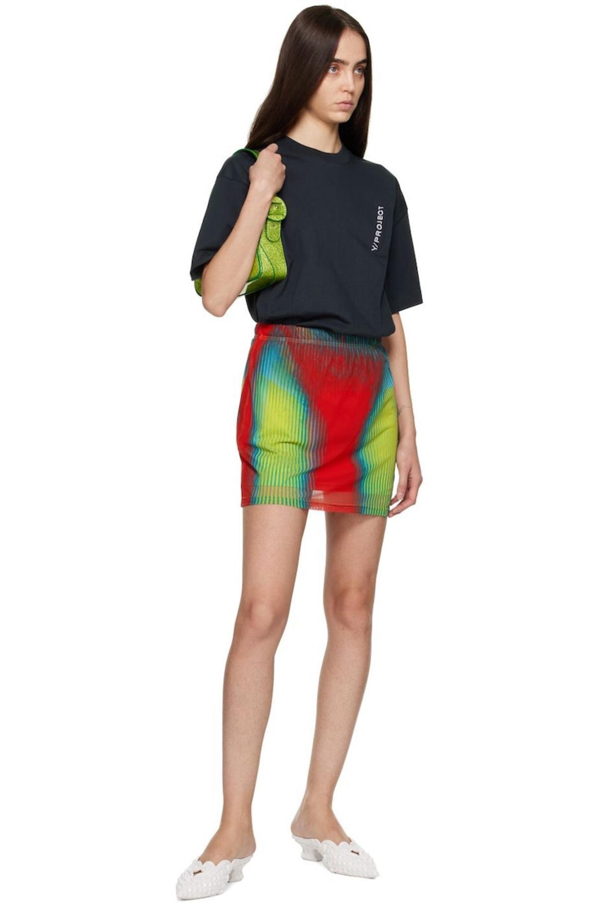 Y/Project Jean Paul Gaultier Edition Body Morph Miniskirt | Garmentory