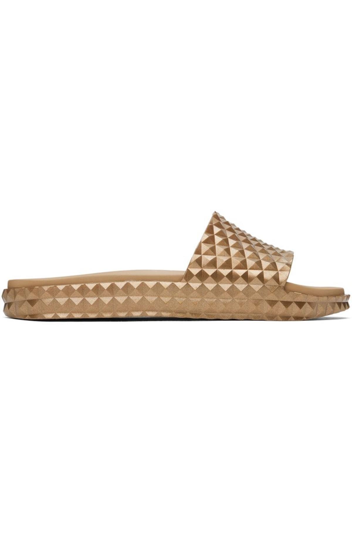 Y/Project Melissa Edition Court Slides - Gold | Garmentory