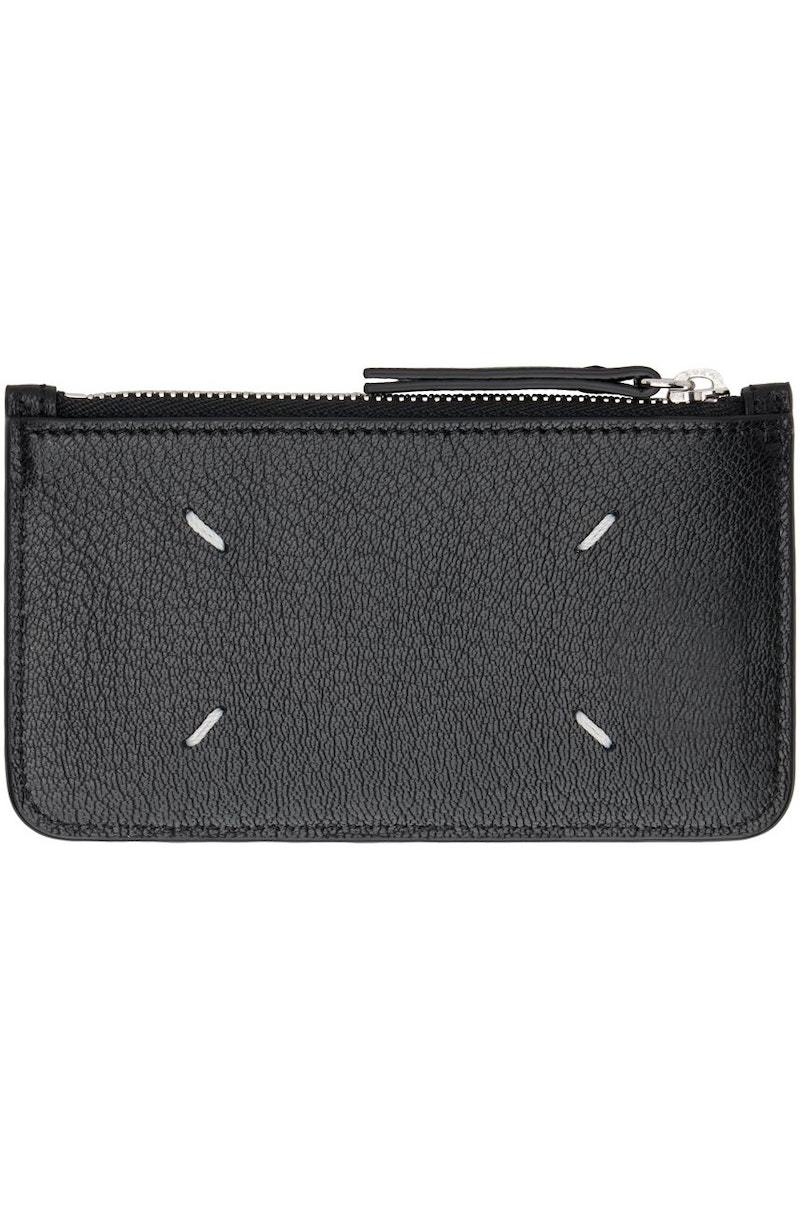 Maison Margiela Four Stitches Card Holder - Black | Garmentory