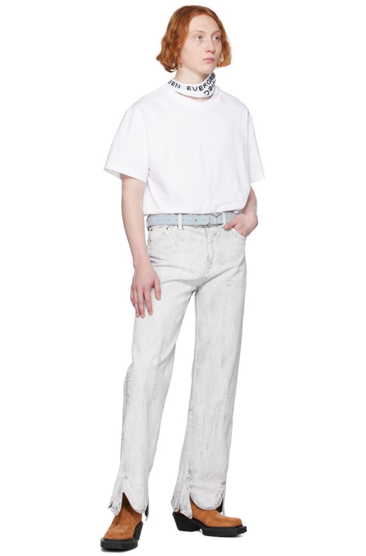 Y/Project Tudor ストレートジーンズ 29 Y/Project Tudor Jeans - White | Garmentory