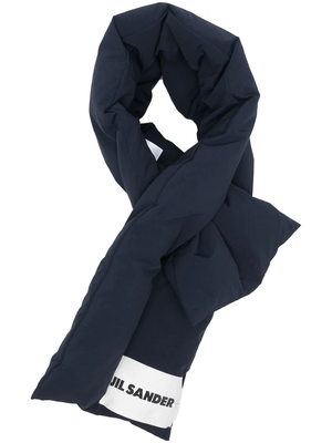 Jil Sander Down Scarf - Midnight | Garmentory