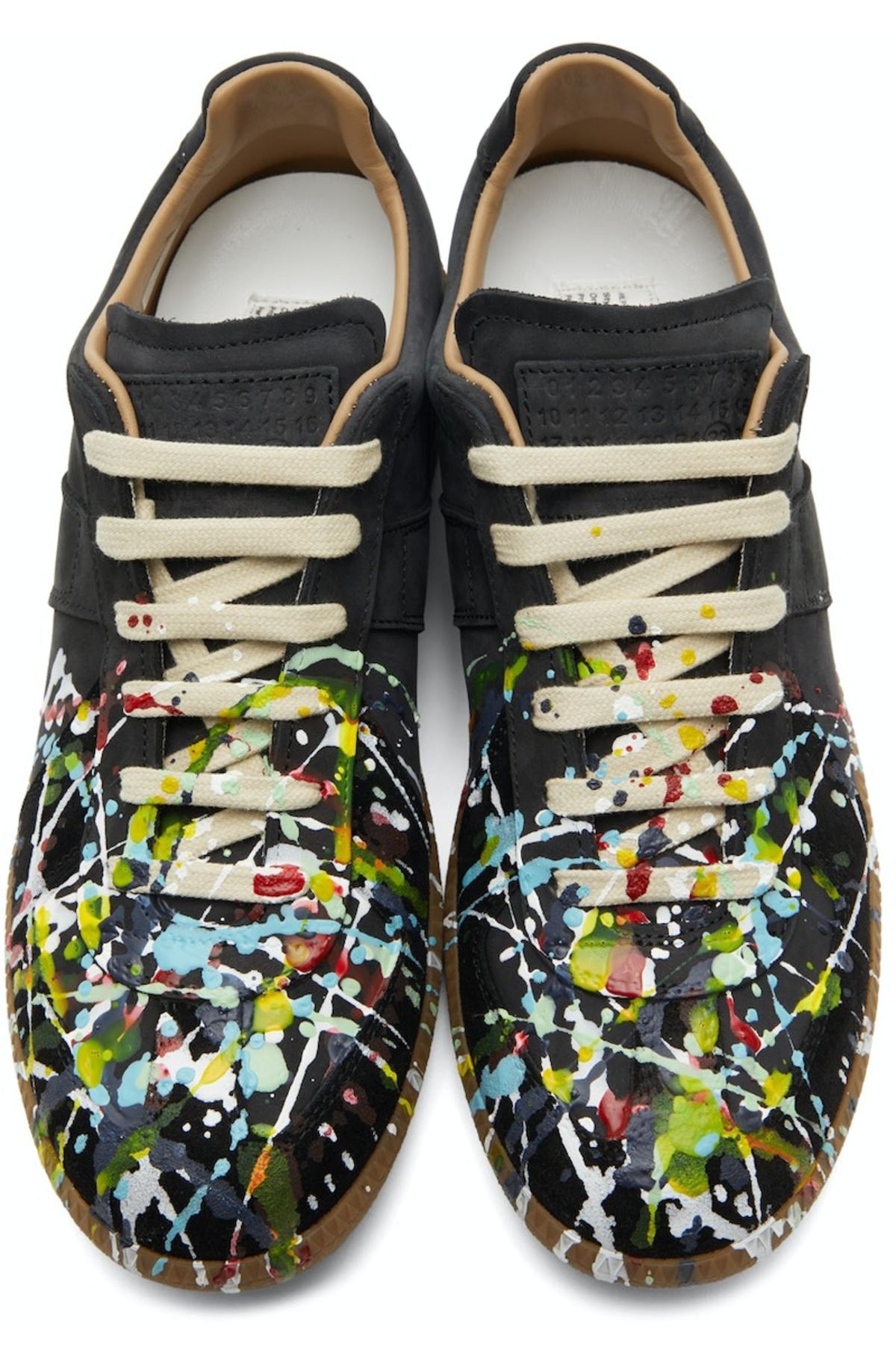 ★人気★【MAISON MARGIELA】Painted drop Sneakers Maison Margiela Paint Drop Sneakers 40.5 250-255 76910849 | eBay